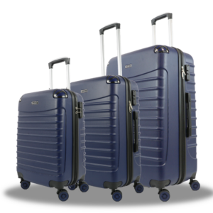 set de 3 valises Chili bleu marine