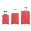 set de 3 valises rhodes rouge