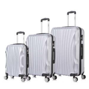 set de 3 valises rhodes gris clair