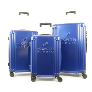 set de 3 valises doha bleu marine