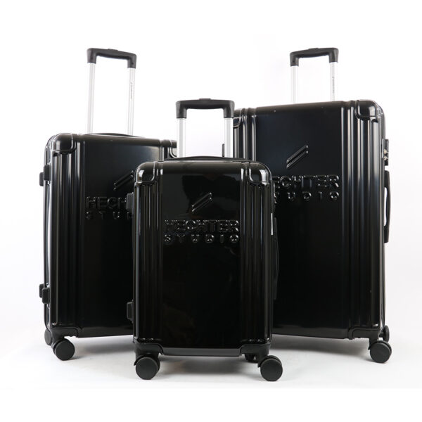 set de 3 valises doha noir