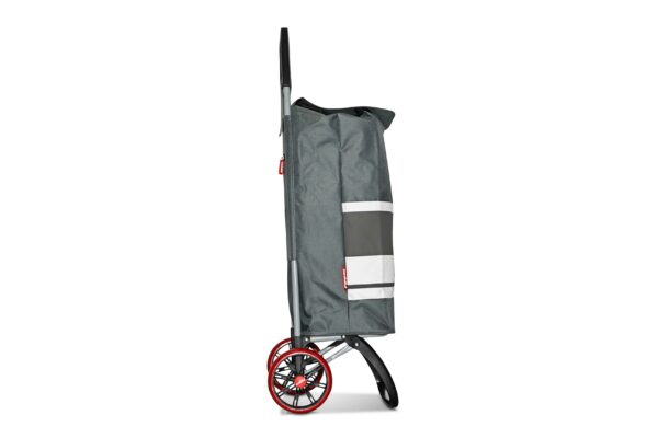 Chariot de course Caddie gris roues + – Image 4