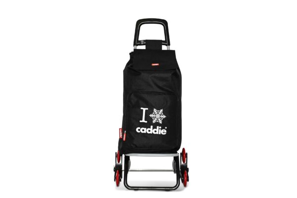 Chariot de course Caddie noir roues + – Image 2